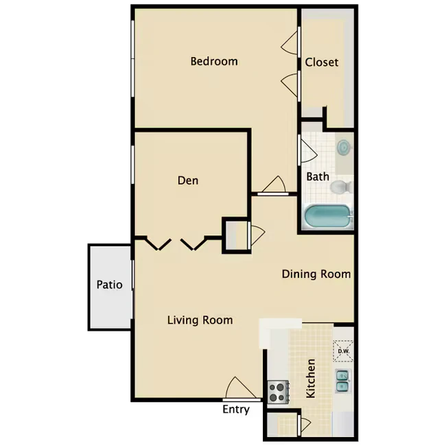 2-1 C 2109 floor plan
